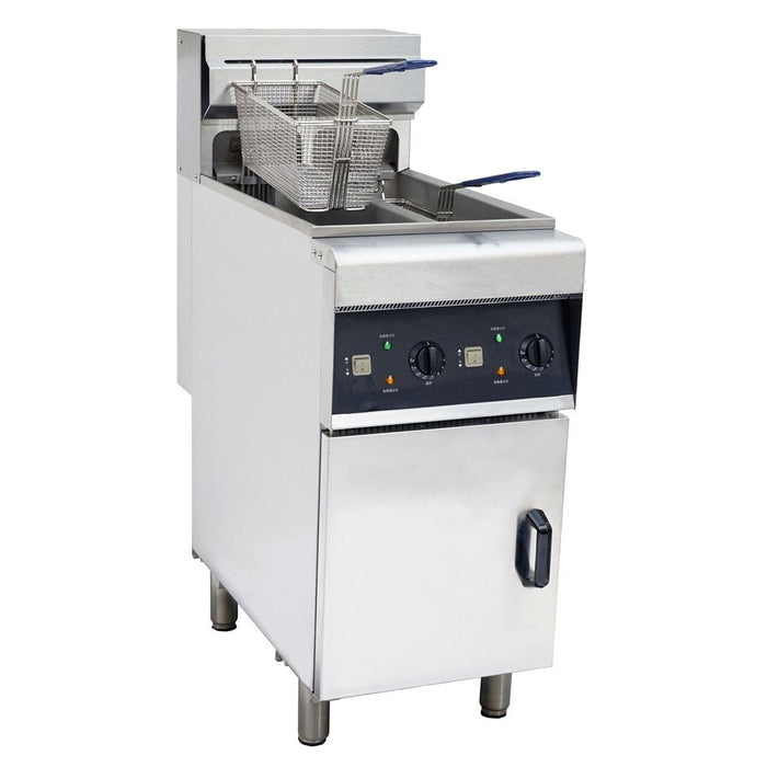 Free Standing Twin Tank Electric Fryer