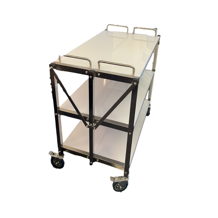 Foldable Service Trolley 3 Tier