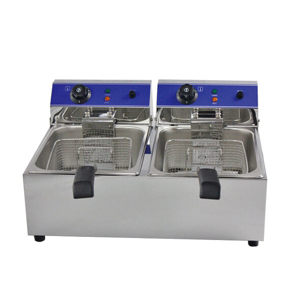 Countertop Electric Fryer - 2 x 8 Litre (oil) Twin Tank