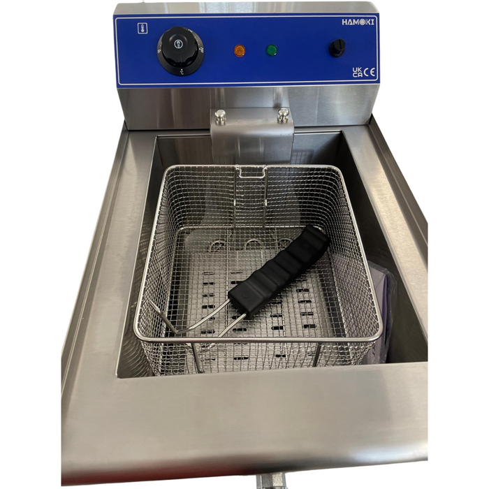 Countertop Electric Fryer - 16 Litre Single Tank with Tap