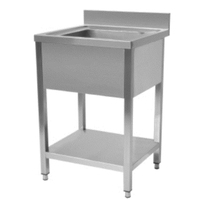 Stainless Steel Sink Single Bowl- 800 x 600mm