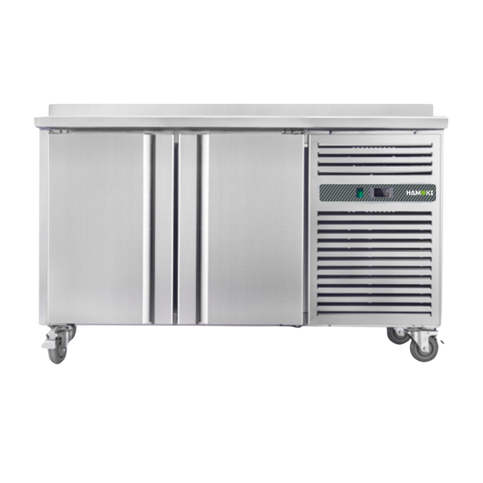 2 Door Refrigerated Counter with Backsplash - 226 L (SNACK2200TN)