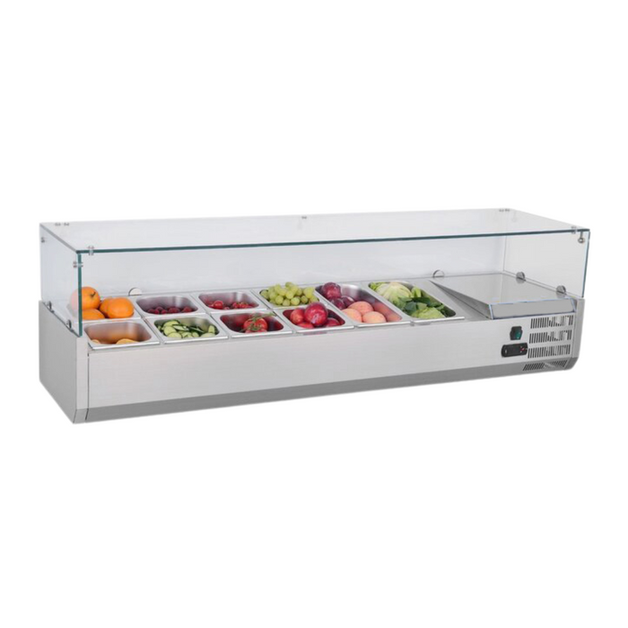 Refrigerated Pizza Display - 74L 9xGN1/3  (VRX2000/380)