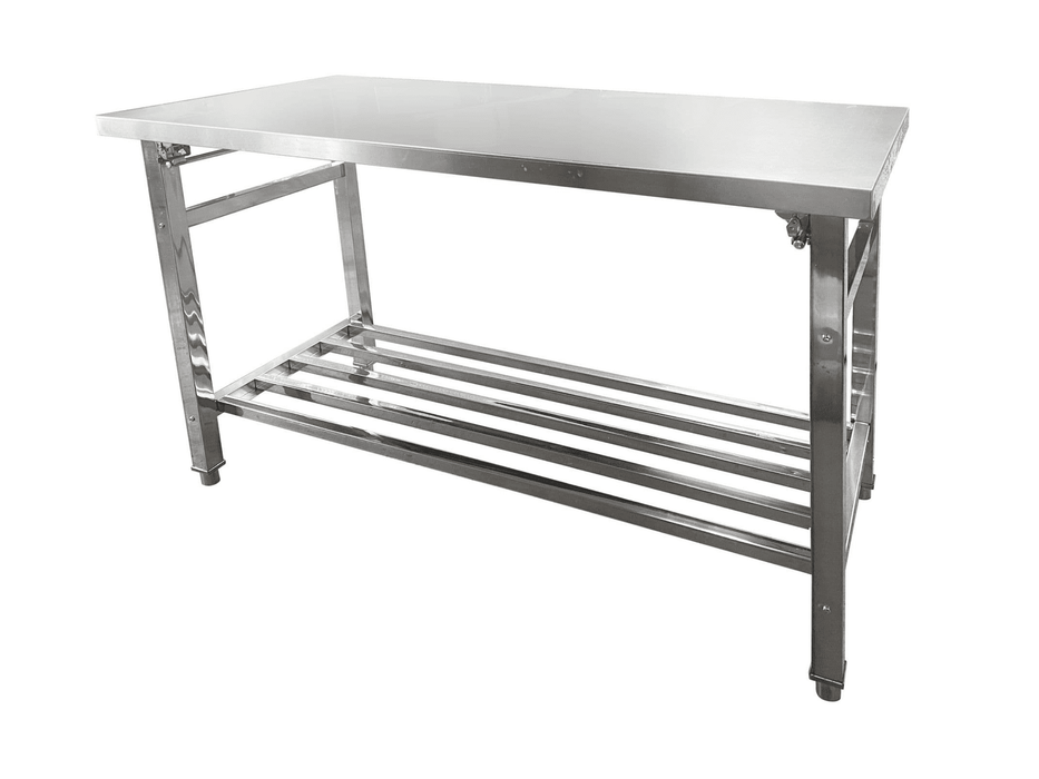 Stainless Steel Folding Table 1500x600x900mm