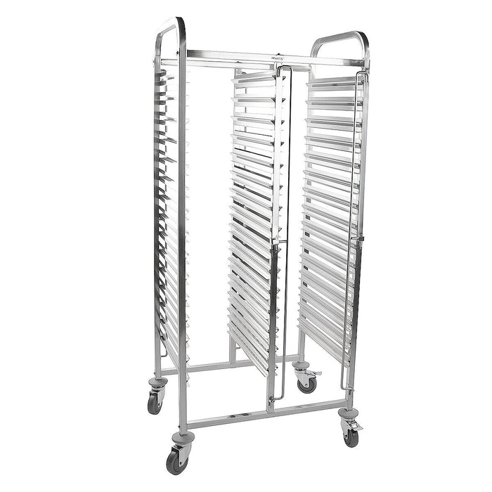 301008 - Racking Trolley 15 Tier Double Row Rack for GN Pan1/1 (30 Shelves)