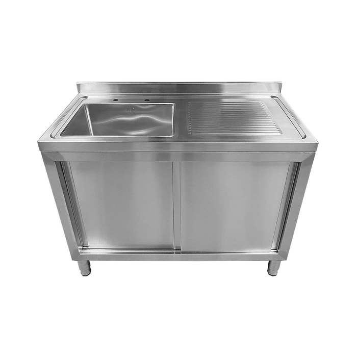 Single Bowl Sink Cupboard - 1200mm - Right Hand Drainer