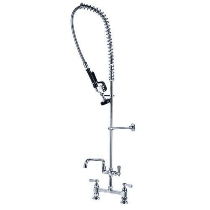 Catering Twin Inlet Pre Rinse Spray Arm With Pot Filler Tap