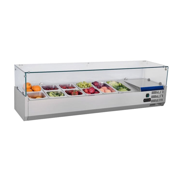 Refrigerated Pizza Display - 56L 7xGN1/3 (VRX1600/380)